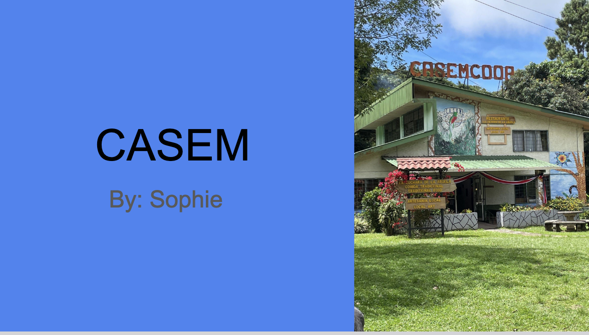 CASEM Coop… the local hangout!