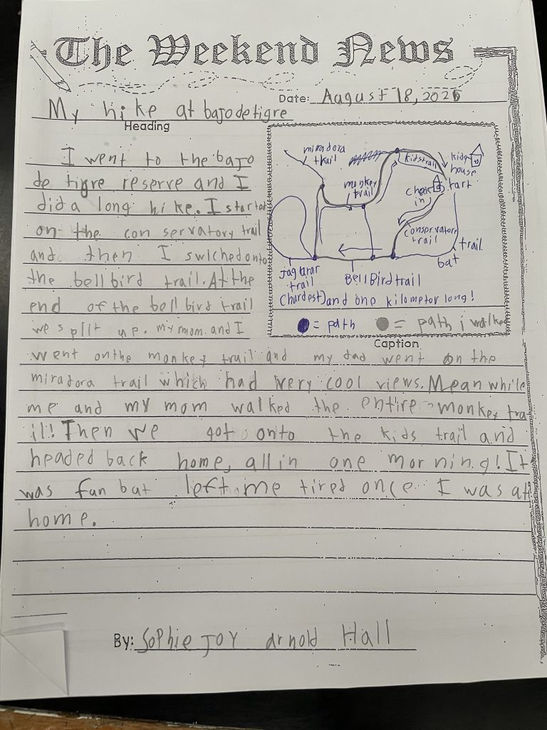 My hike at Bajo Tigre